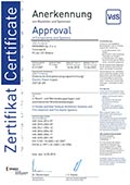 171-002 VdS Zertifikat 1